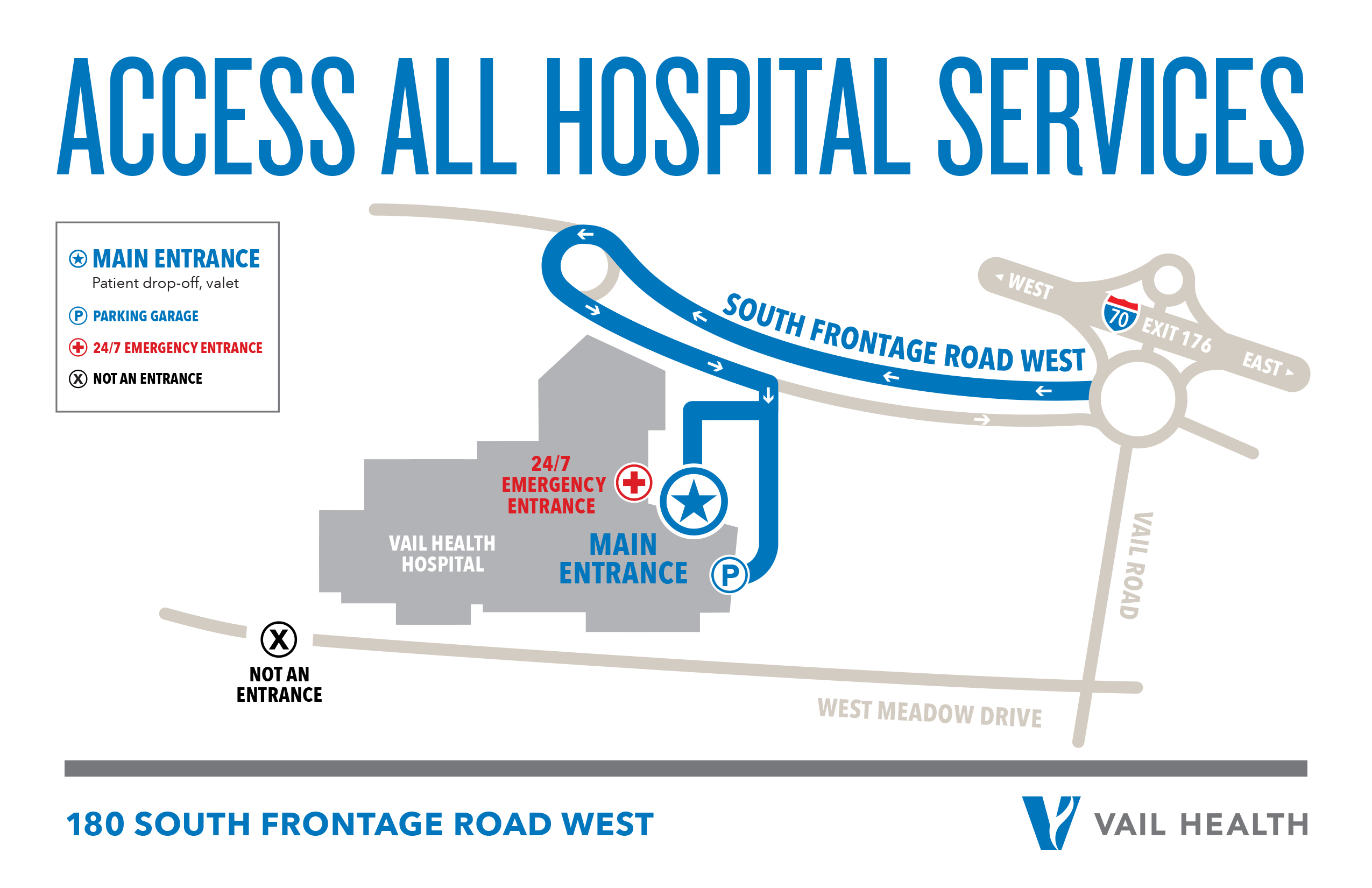 Medical Center Map & Parking Information