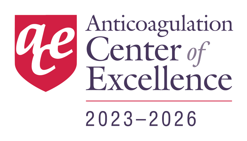 Anticoagulation Center of Excellence Designation