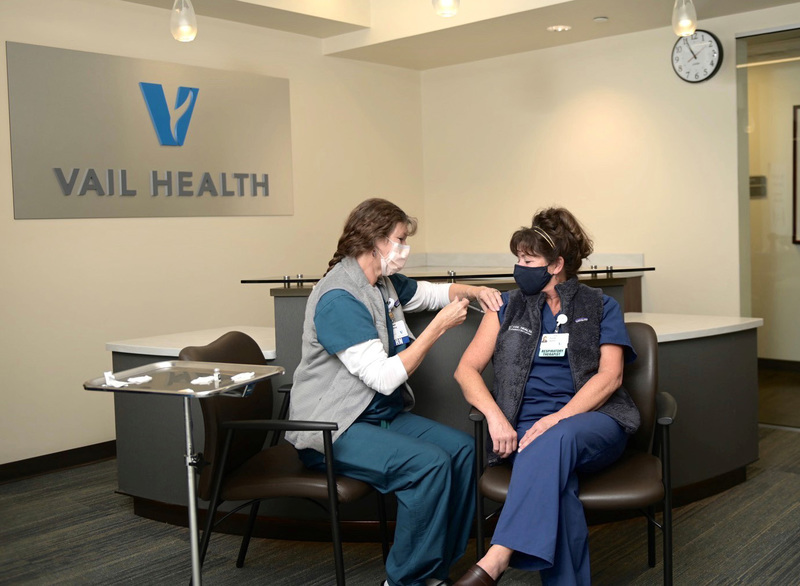 Vail Health Administers First COVID-19 Vaccine