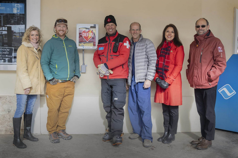 After A Brush With Death Vail Man Celebrates New AED At Golden Peak